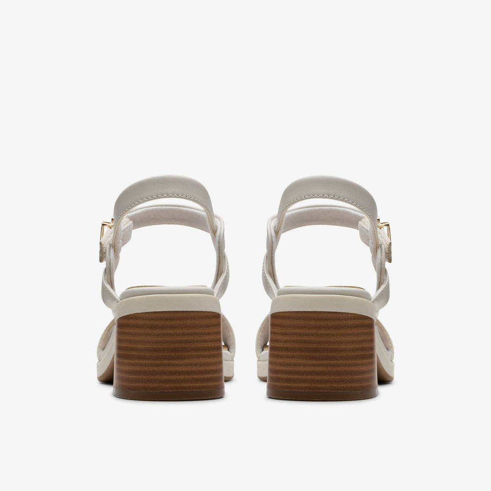 Jaylan Ray Off White Leather | Clarks Sale - Women