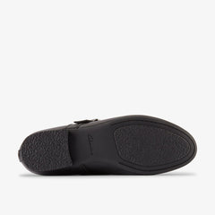 Fawna Bar Black Leather | Clarks on Sale - Women