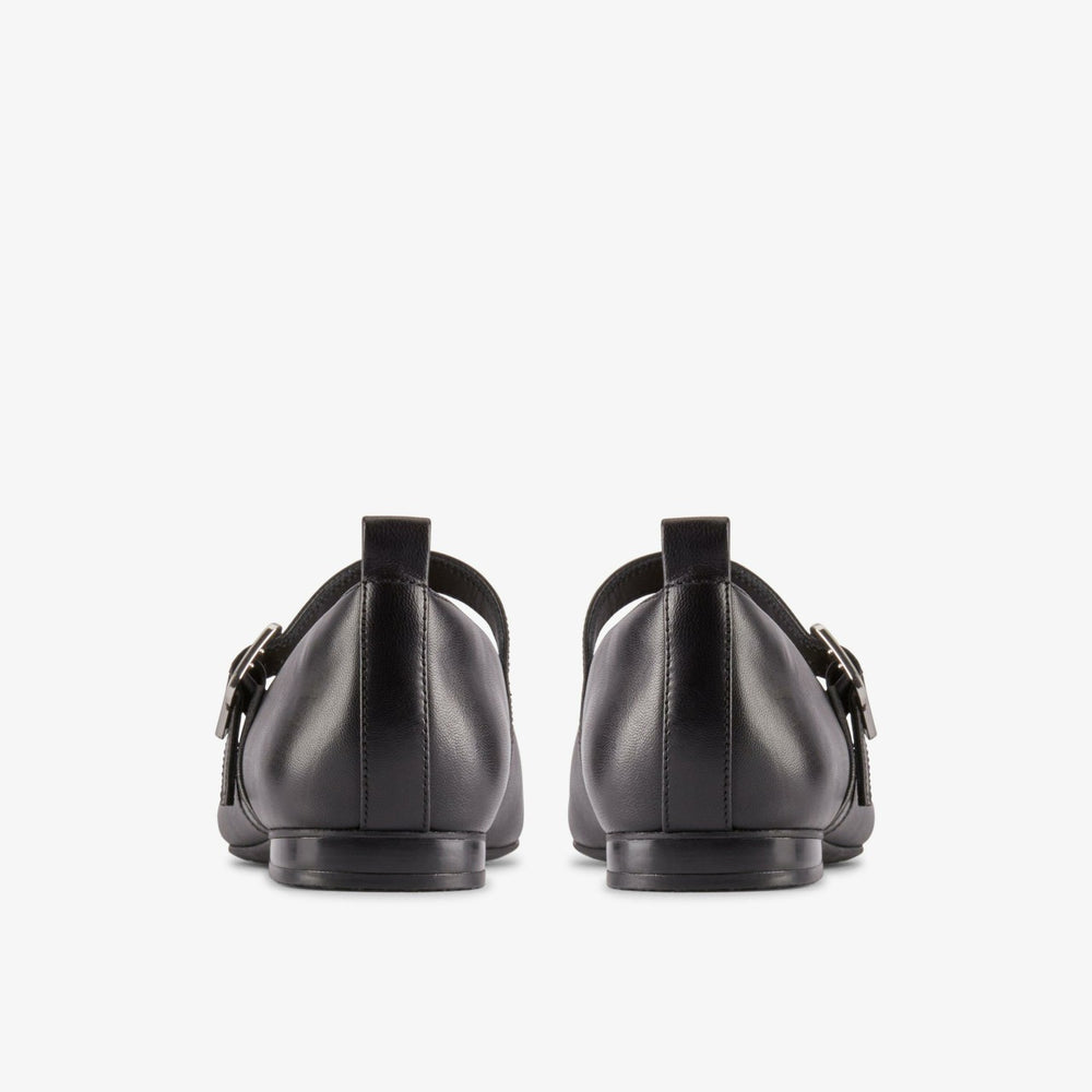 Fawna Bar Black Leather | Clarks on Sale - Women