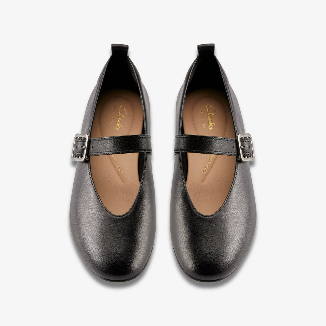 Fawna Bar Black Leather | Clarks on Sale - Women