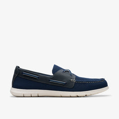 Flexway Tie Navy Combination | Clarks on Sale - Men