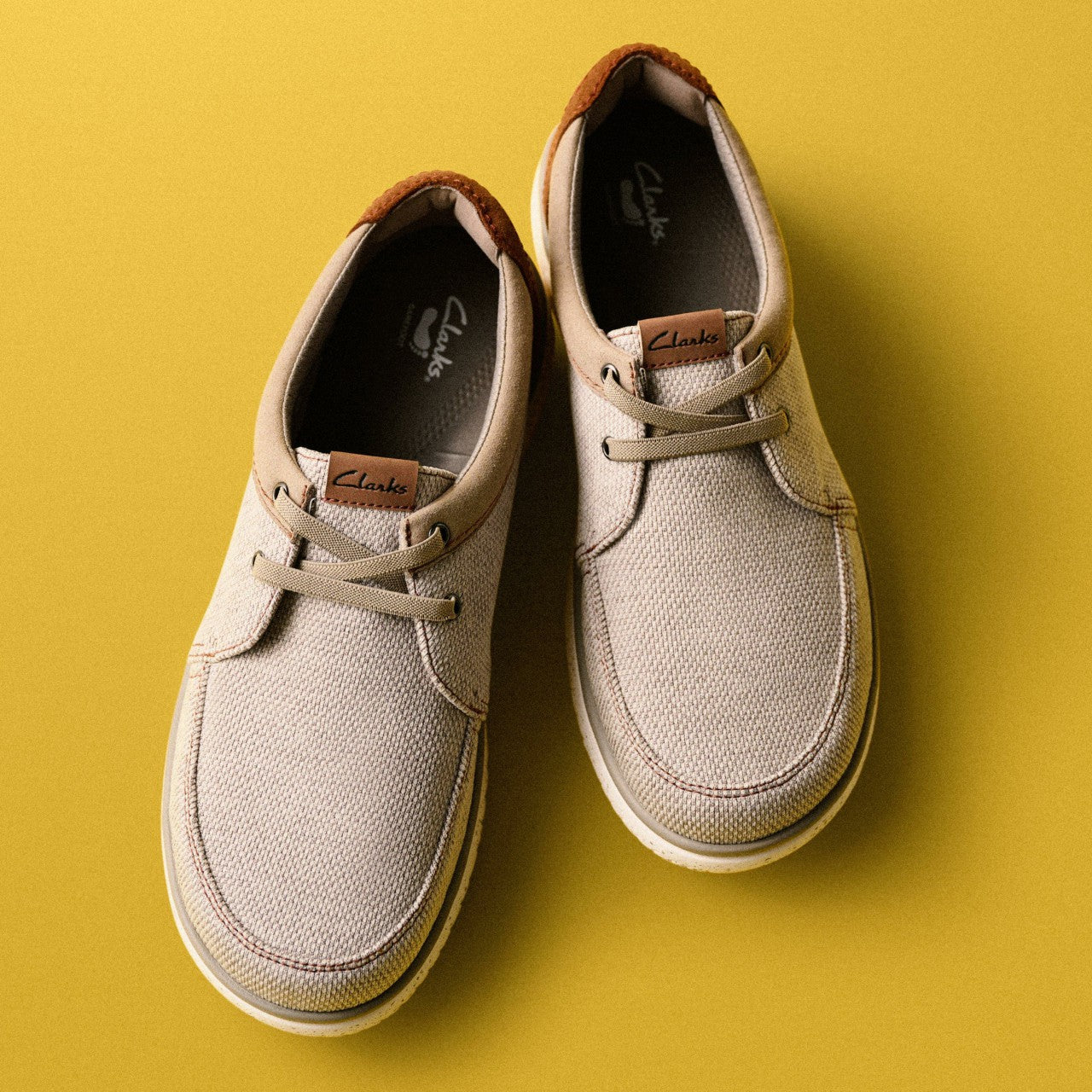 Relax Lite Lace Sand Textile | Clarks for sale - Men