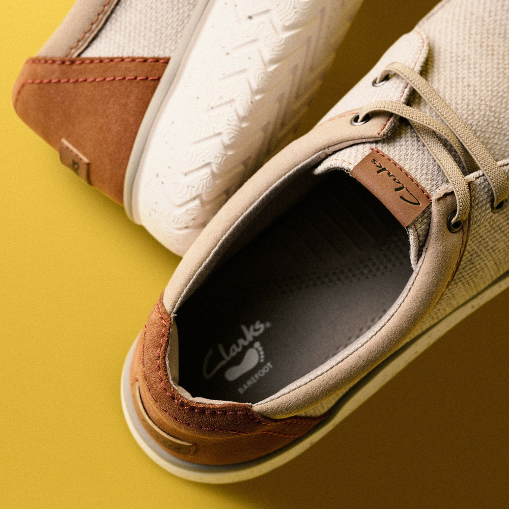 Relax Lite Lace Sand Textile | Clarks for sale - Men