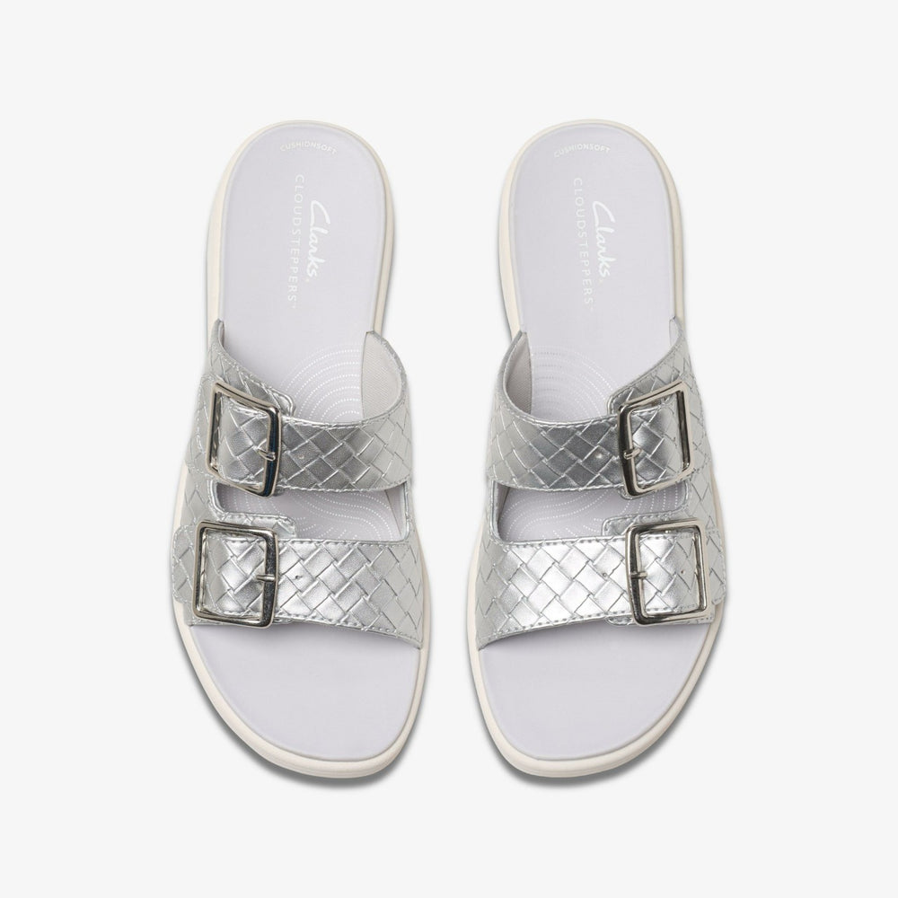 Drift Buckle Silver Metallic | Clarks for sale - Women