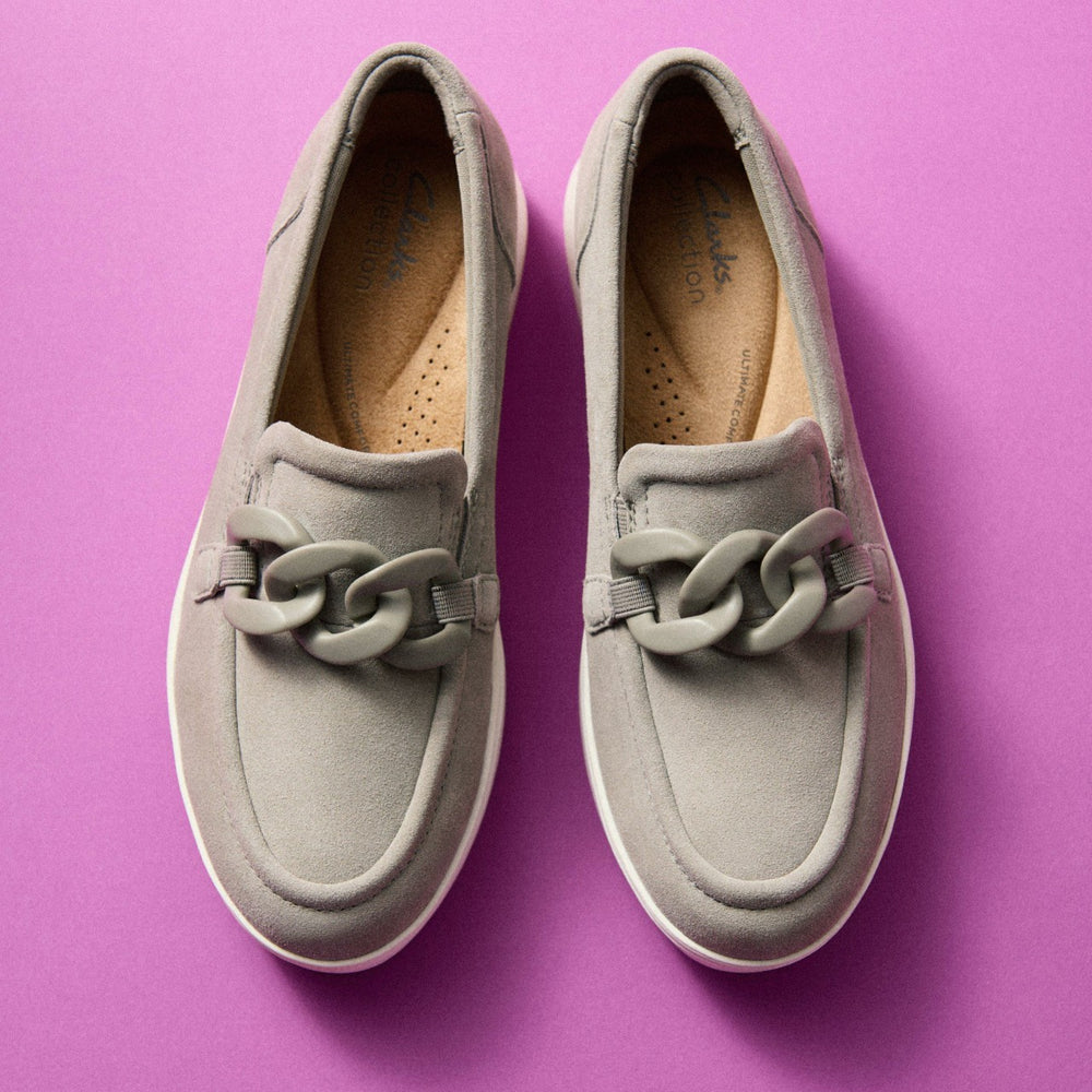 Zylah May Stone Suede | Clarks for sale - Women