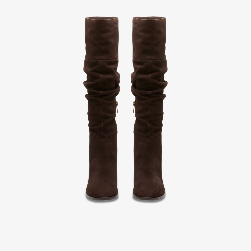 Freva 85 Slouch Dark Brown Suede | Clarks Sale - Women