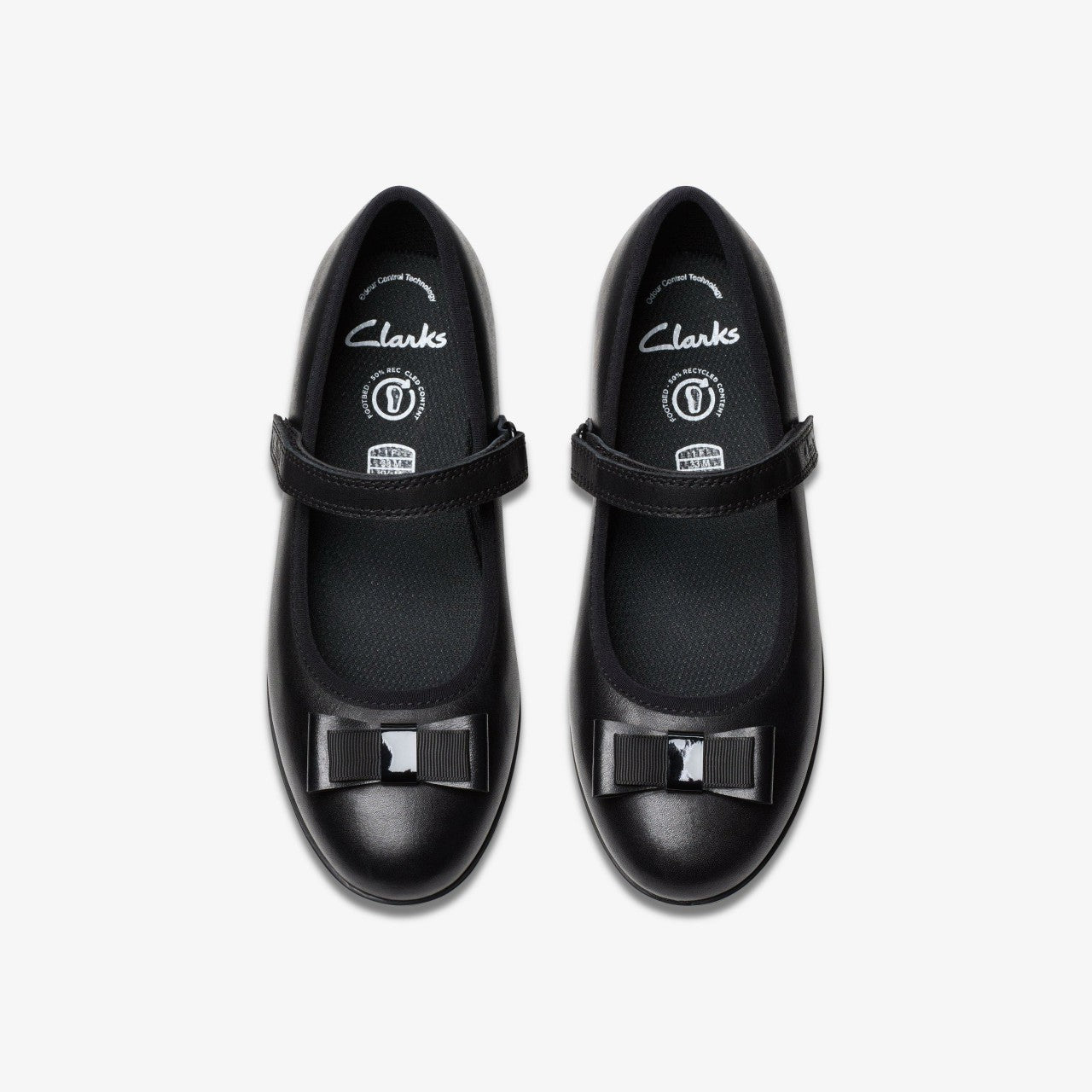 Finja Tap Older Black Leather | Clarks online - Kids