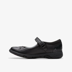 Relda Wish Kid Black Leather | Clarks outlet - Kids
