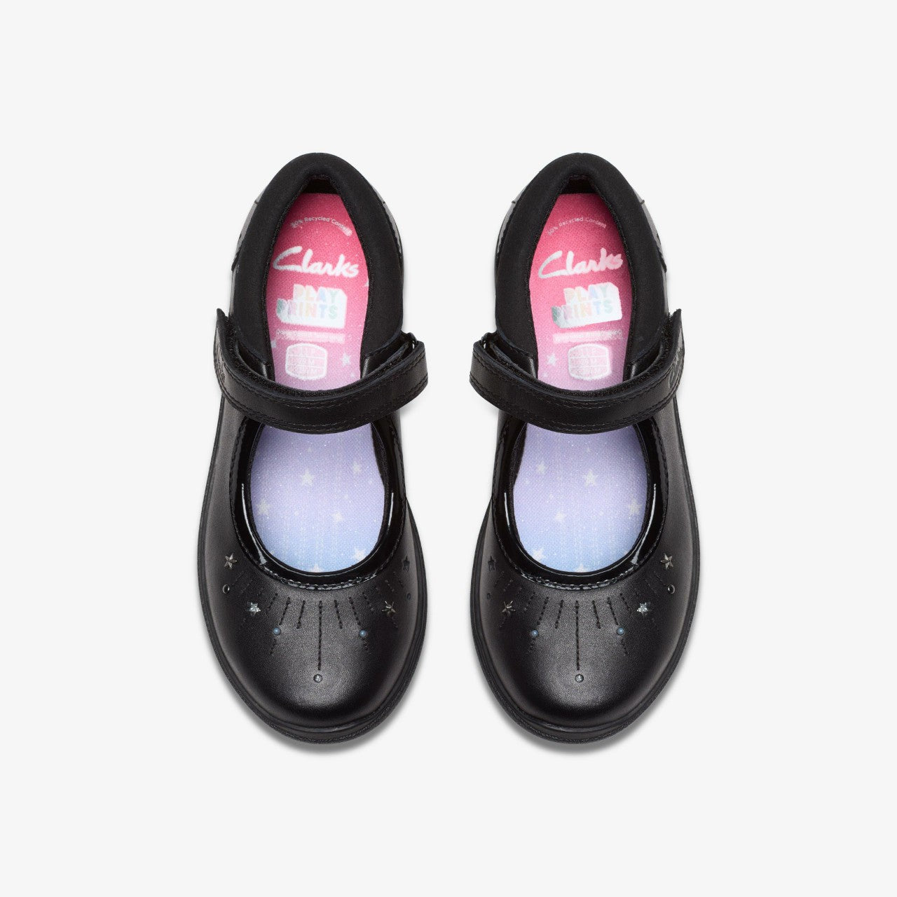 Relda Wish Kid Black Leather | Clarks outlet - Kids