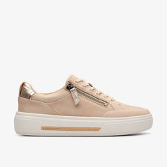 Hollyhock Zip Sand Nubuck | Clarks discount - Women