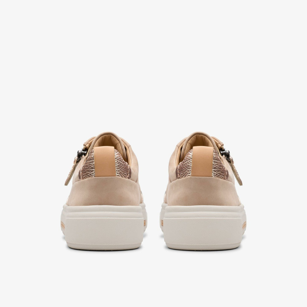 Hollyhock Zip Sand Nubuck | Clarks discount - Women