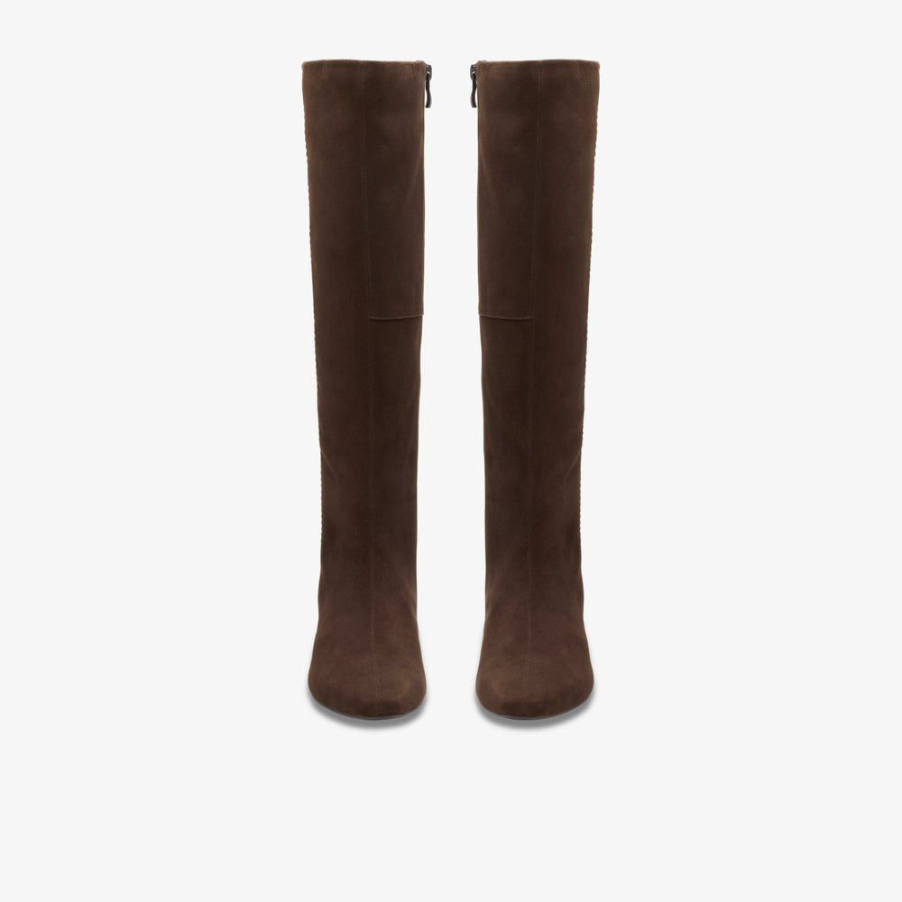Edina Tall Dark Brown Suede | Clarks for sale - Women
