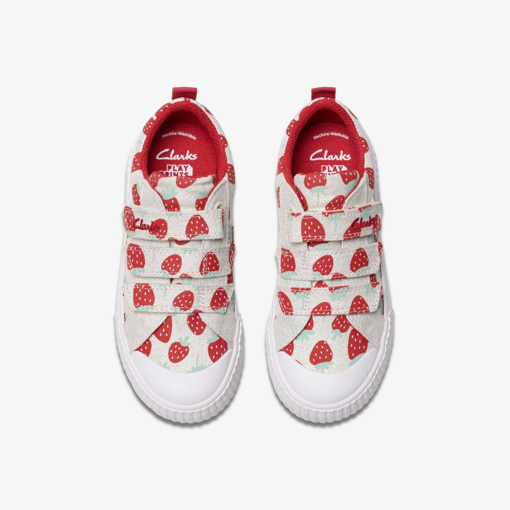 Foxing Fraise Kid Cotton Metallic | Clarks on Sale - Kids