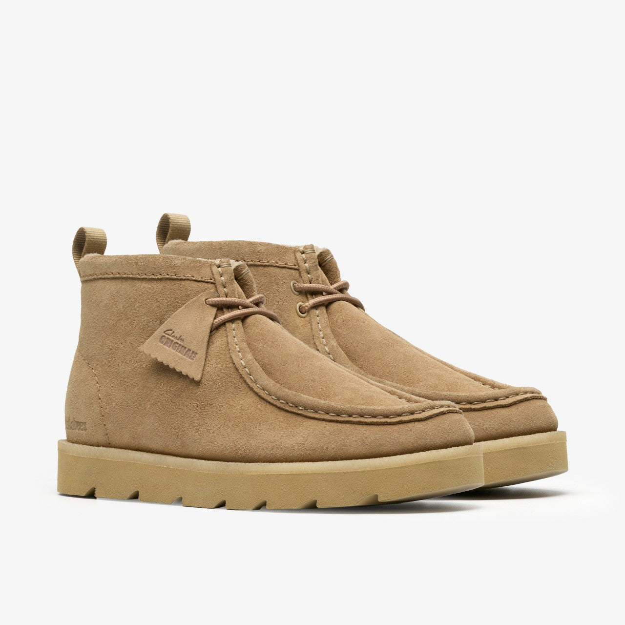Meare Walla Boot Dark Sand Warmlined | Clarks on Sale - Men
