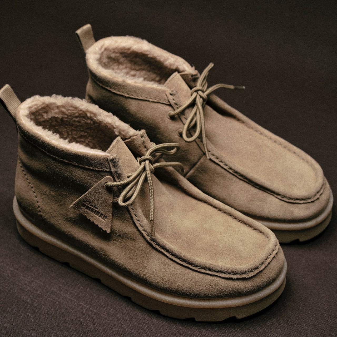 Meare Walla Boot Dark Sand Warmlined | Clarks on Sale - Men