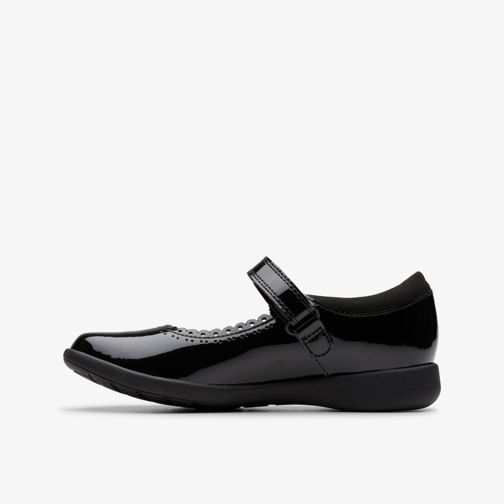 Etch Pure Kid Black Patent | Clarks discount - Kids