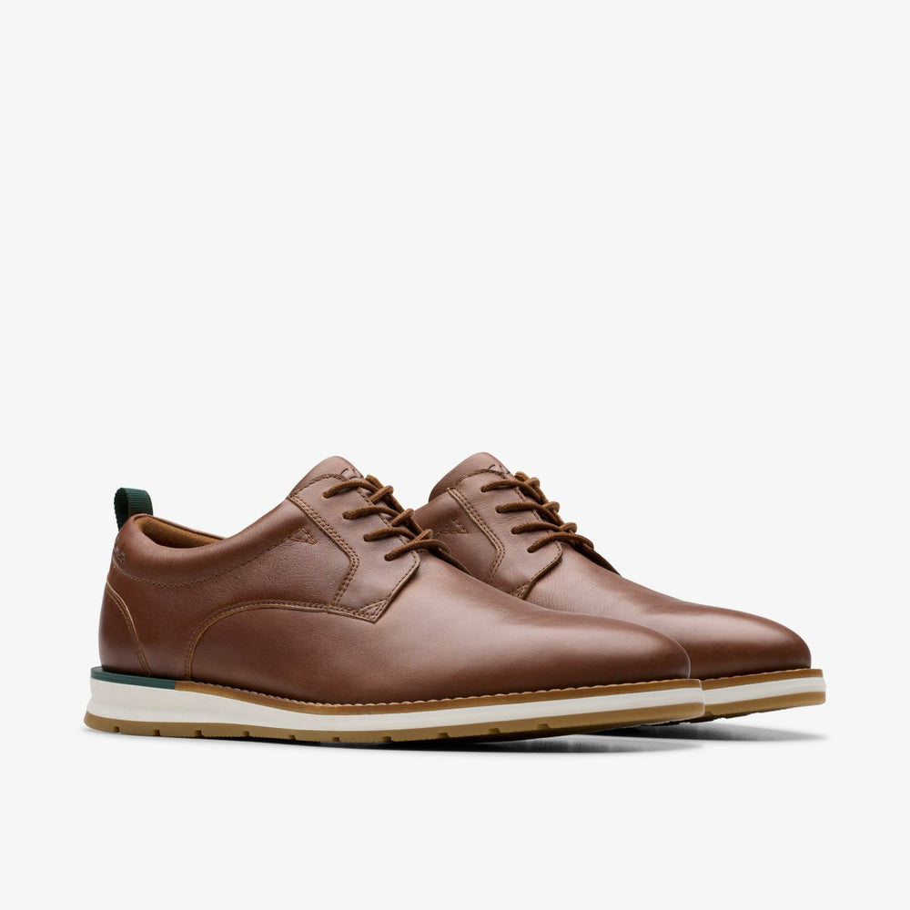 Lapford Lace Tan Leather | Clarks discount - Men