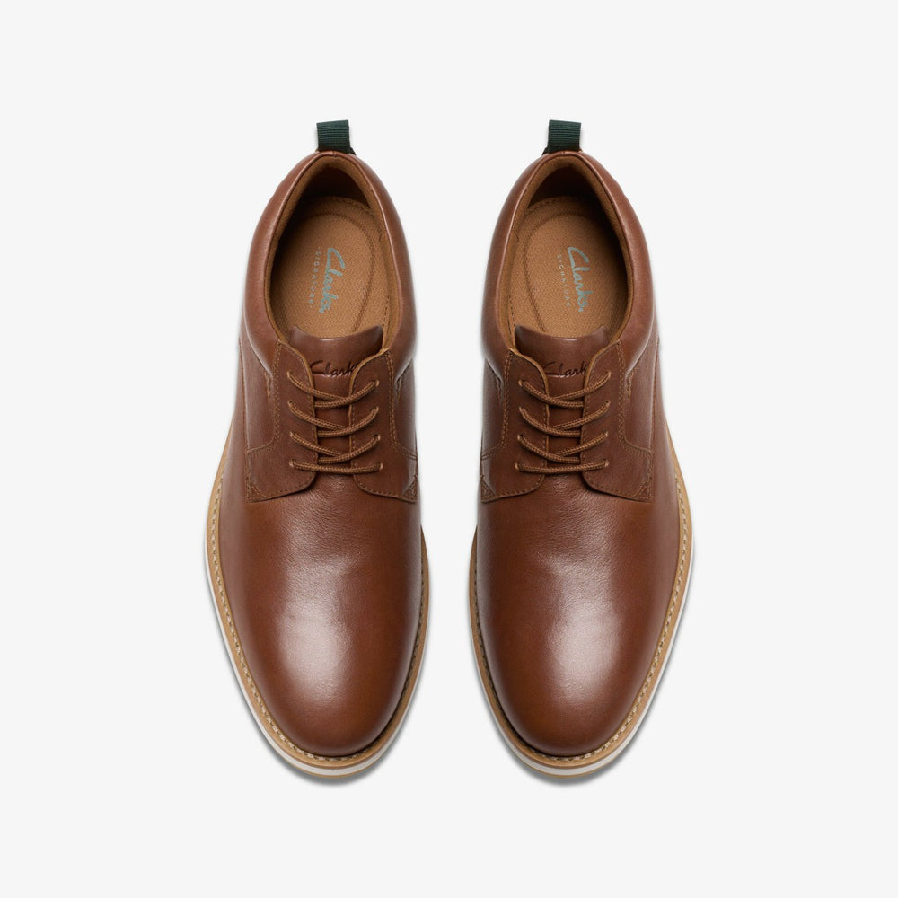 Lapford Lace Tan Leather | Clarks discount - Men