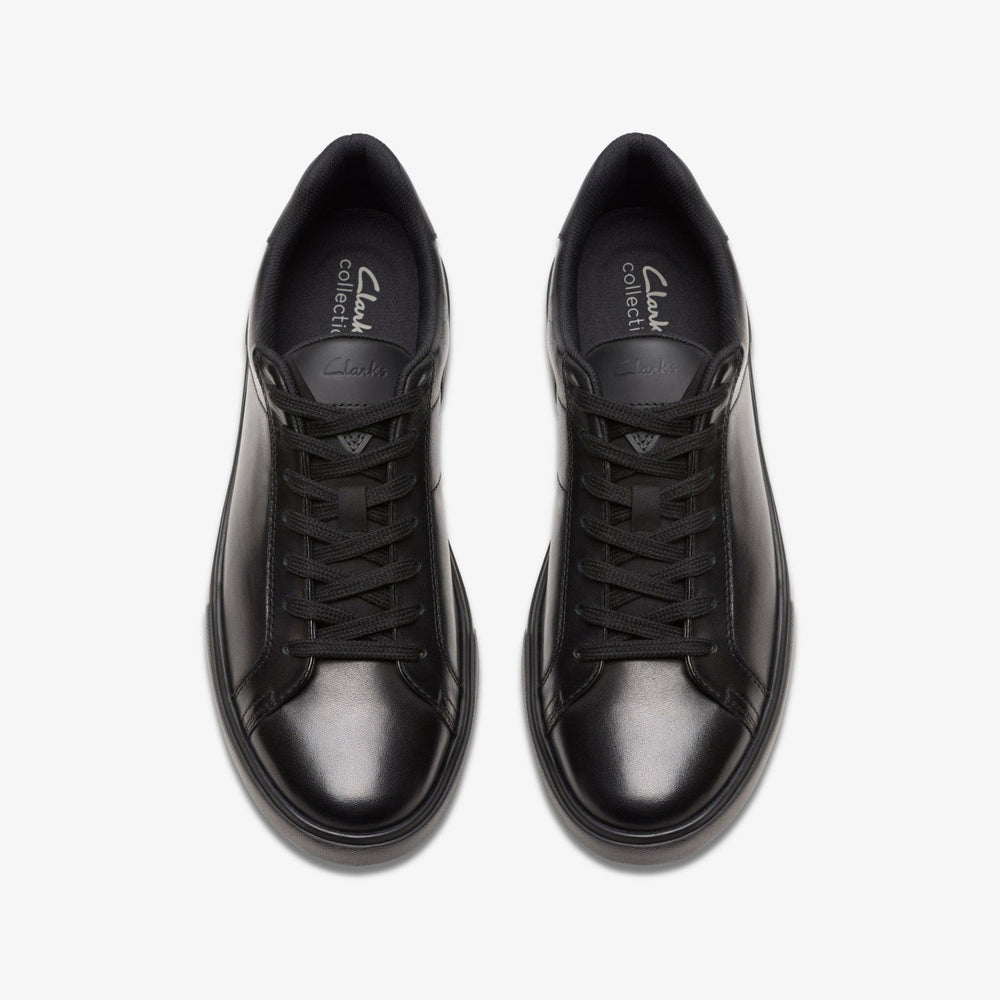 Romsey Lace Black Leather | Clarks outlet - Men