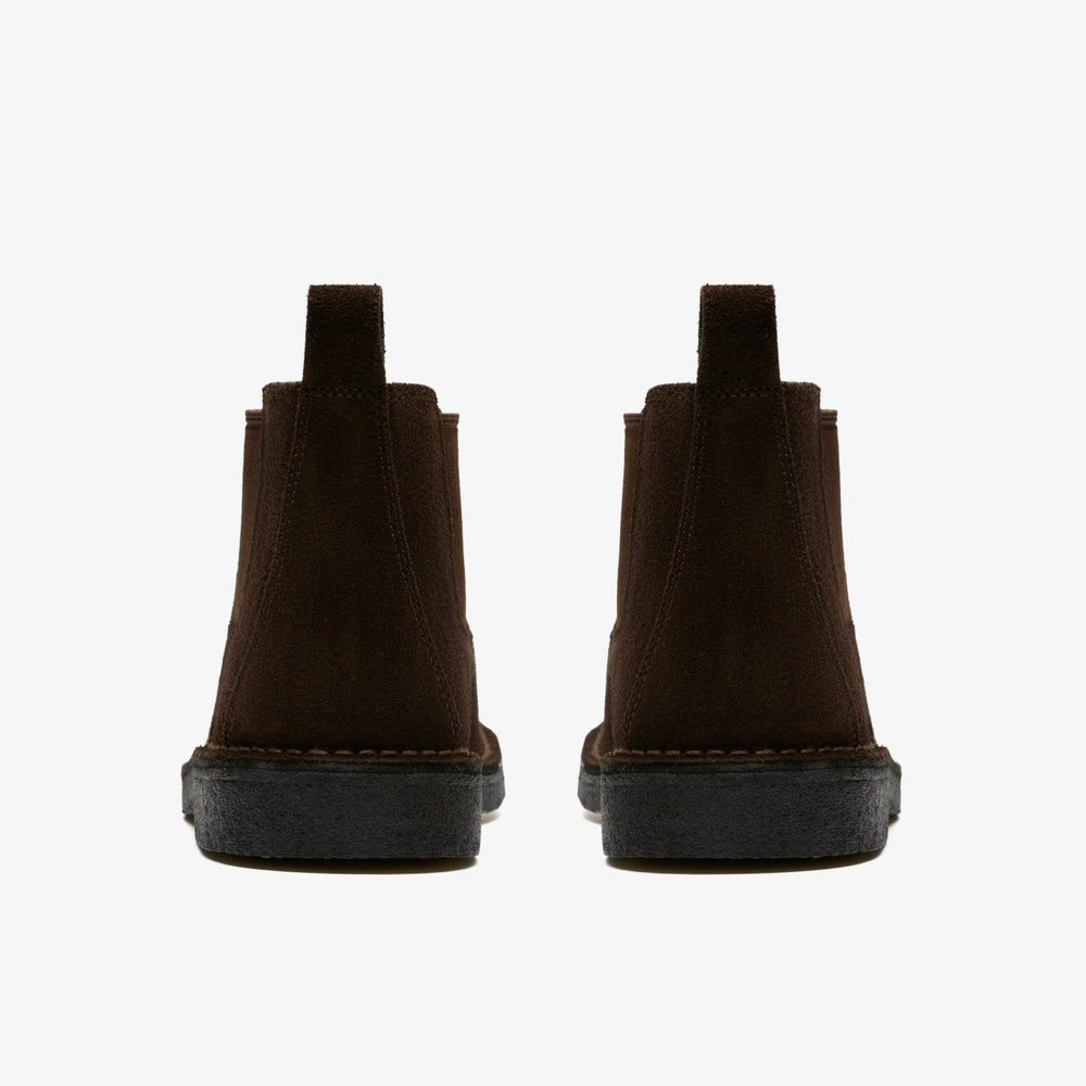 Desert Chelsea Dark Brown Suede | Clarks for sale - Men