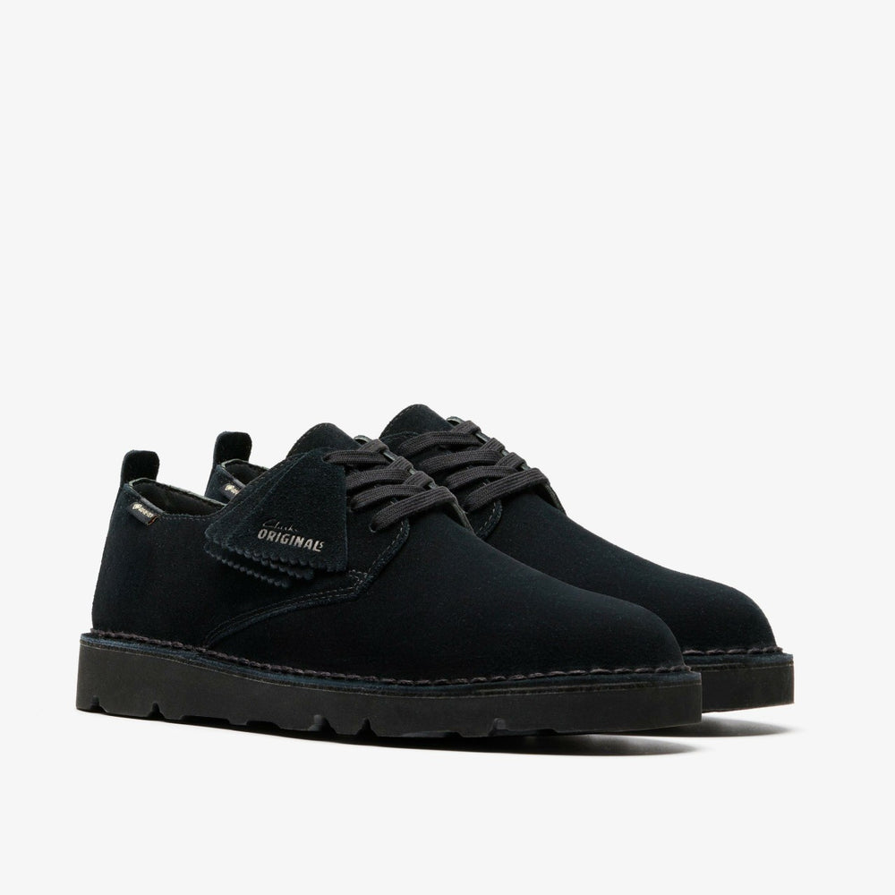 Desert London GORE-TEX Black Suede | Clarks online - Men