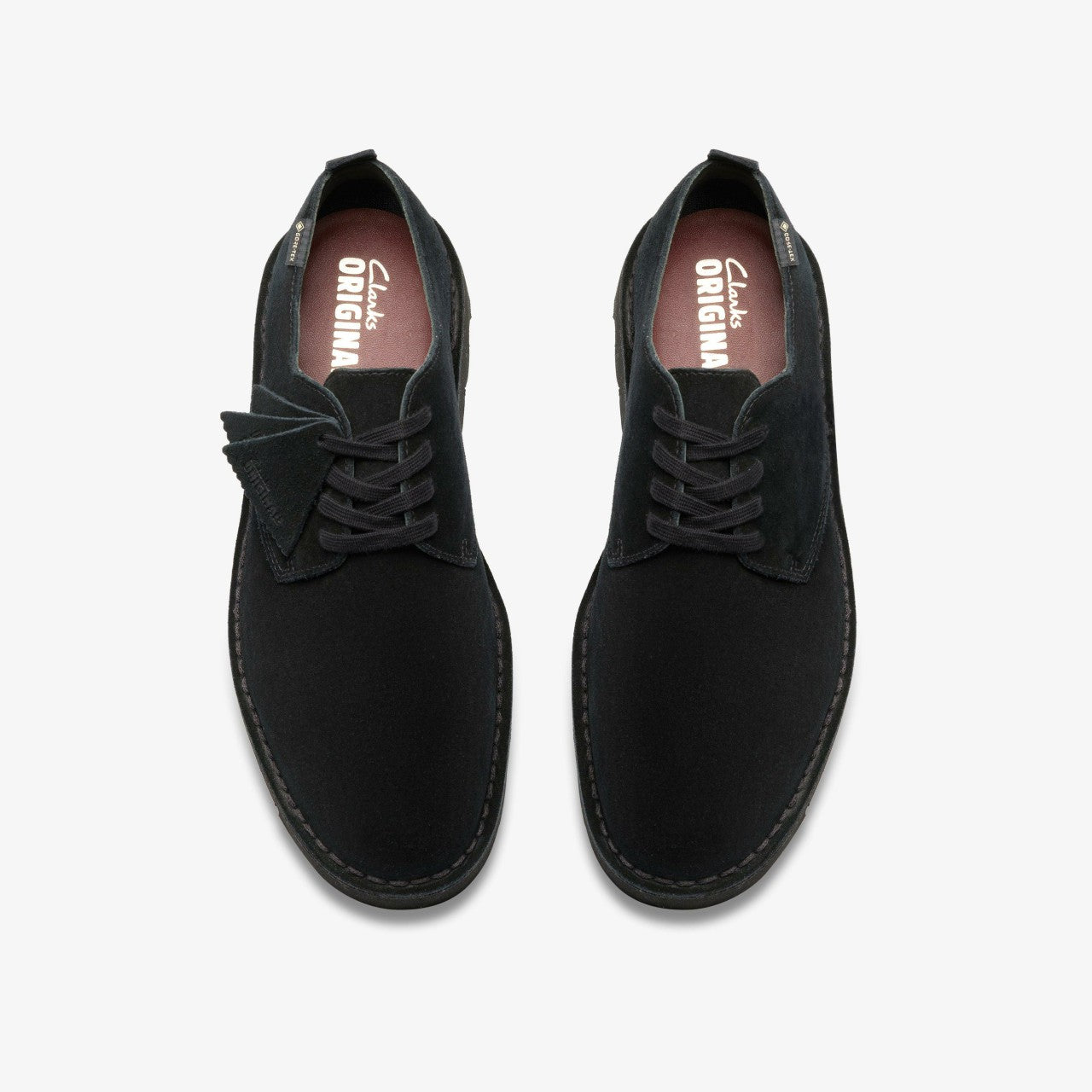 Desert London GORE-TEX Black Suede | Clarks online - Men