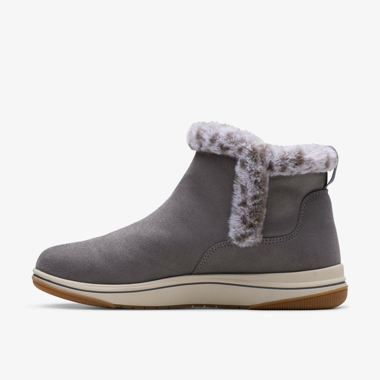 Brinkley Fur Dark Grey | Clarks outlet - Women
