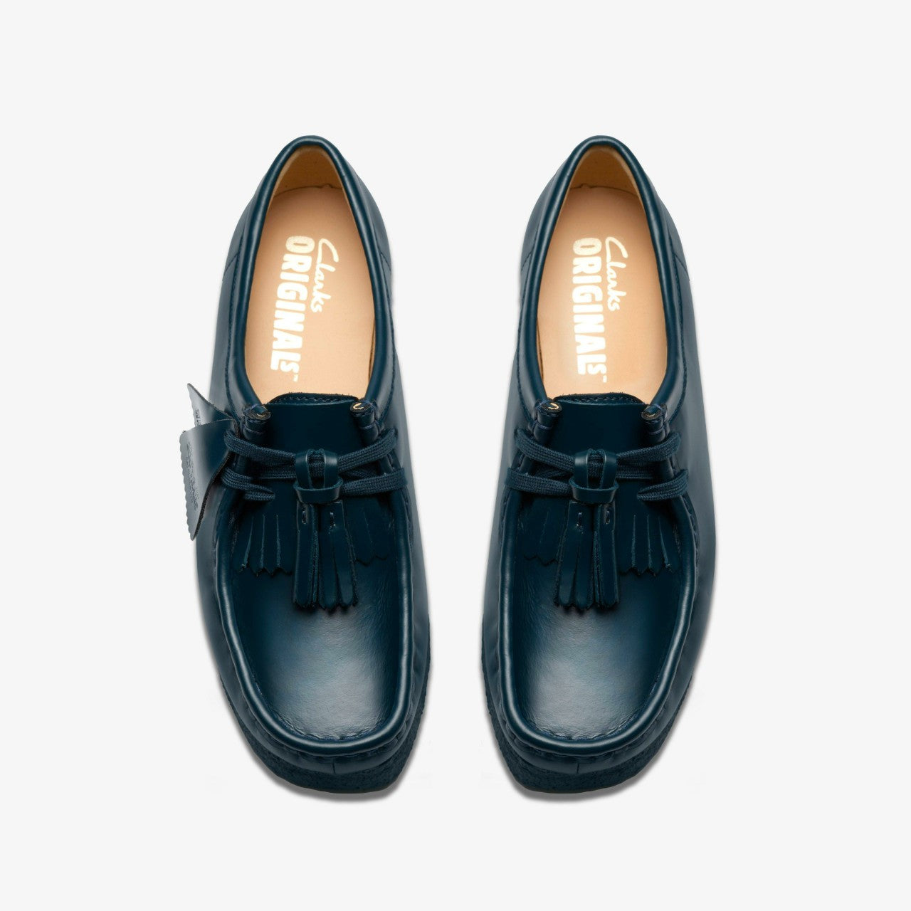 Wallabee Dark Teal Leather | Clarks online - Women