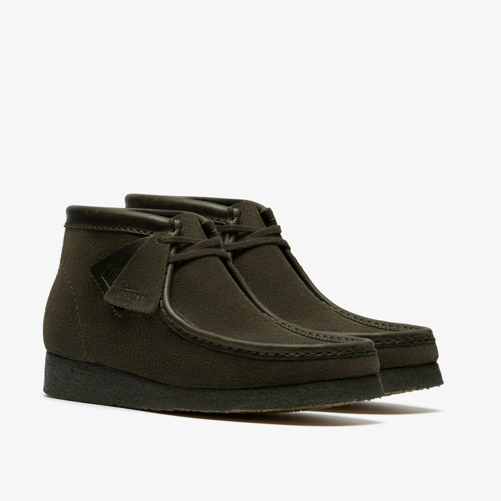 Wallabee Boot Loden Green Suede | Clarks outlet - Men