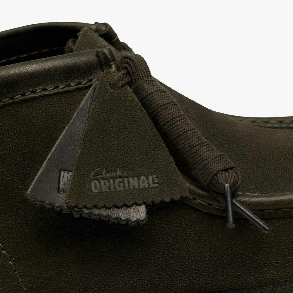 Wallabee Boot Loden Green Suede | Clarks outlet - Men