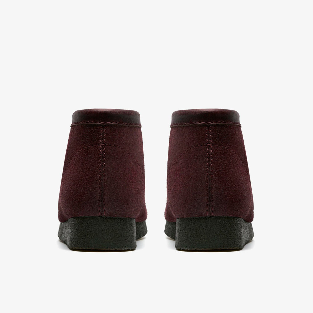 Wallabee Boot Purple Grape Suede | Clarks outlet - Men