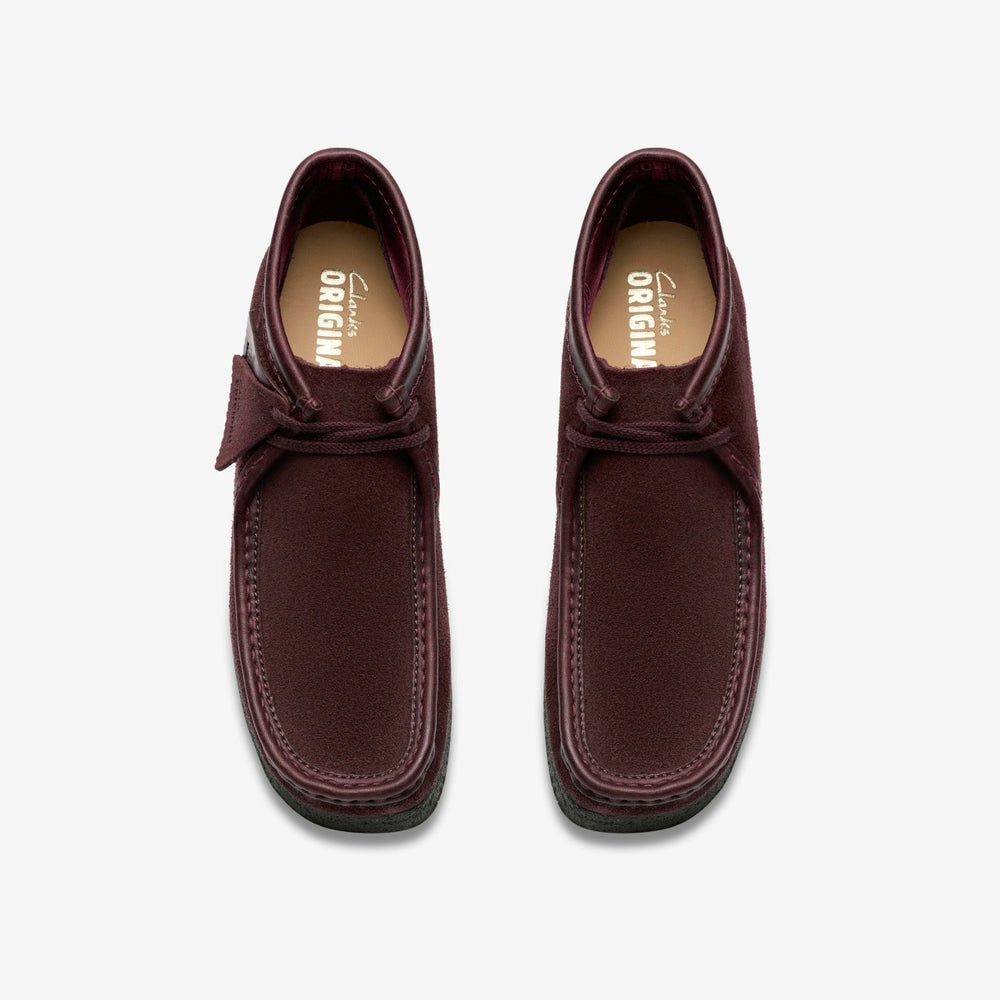 Wallabee Boot Purple Grape Suede | Clarks outlet - Men