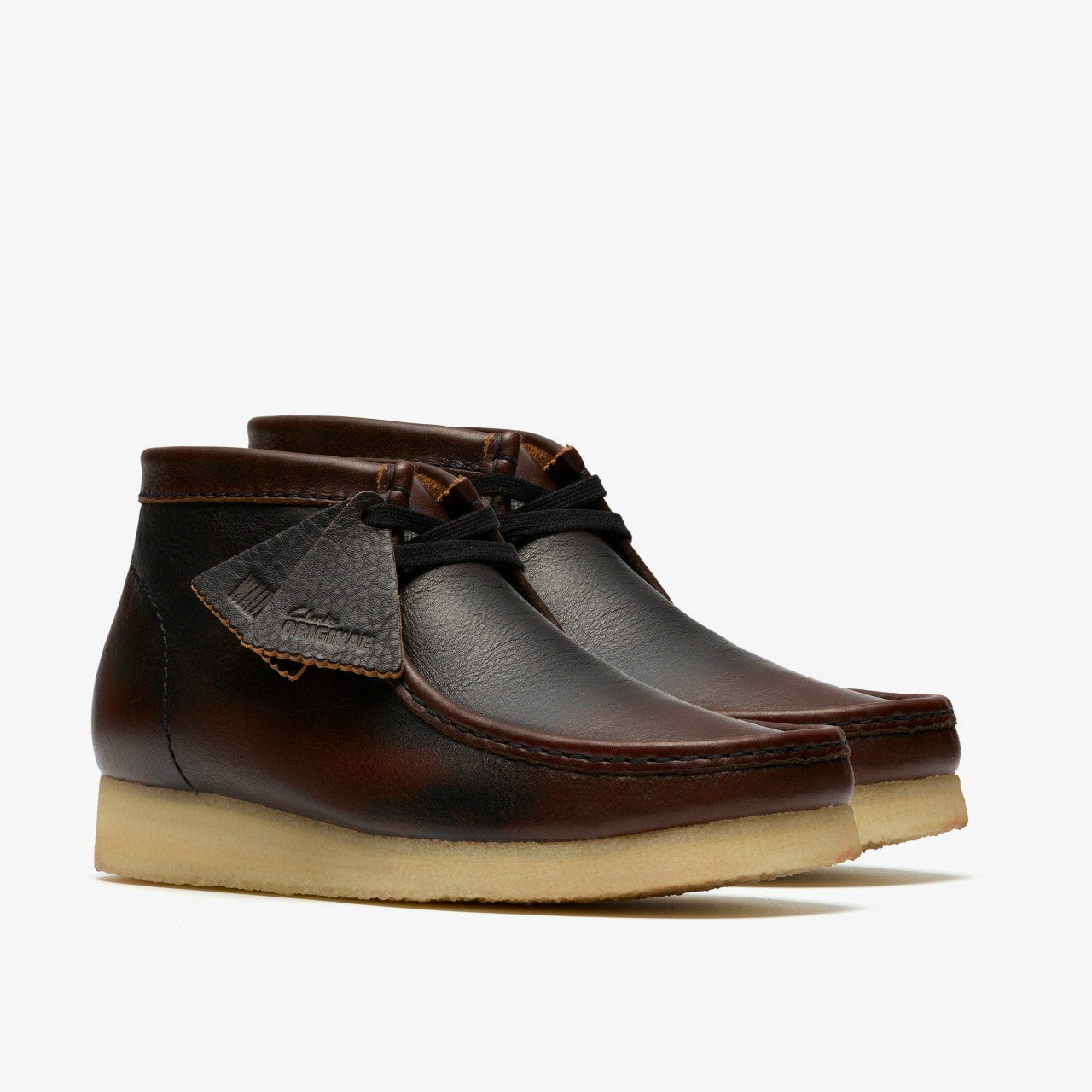 Wallabee Boot Dark Tan Combination | Clarks on Sale - Men