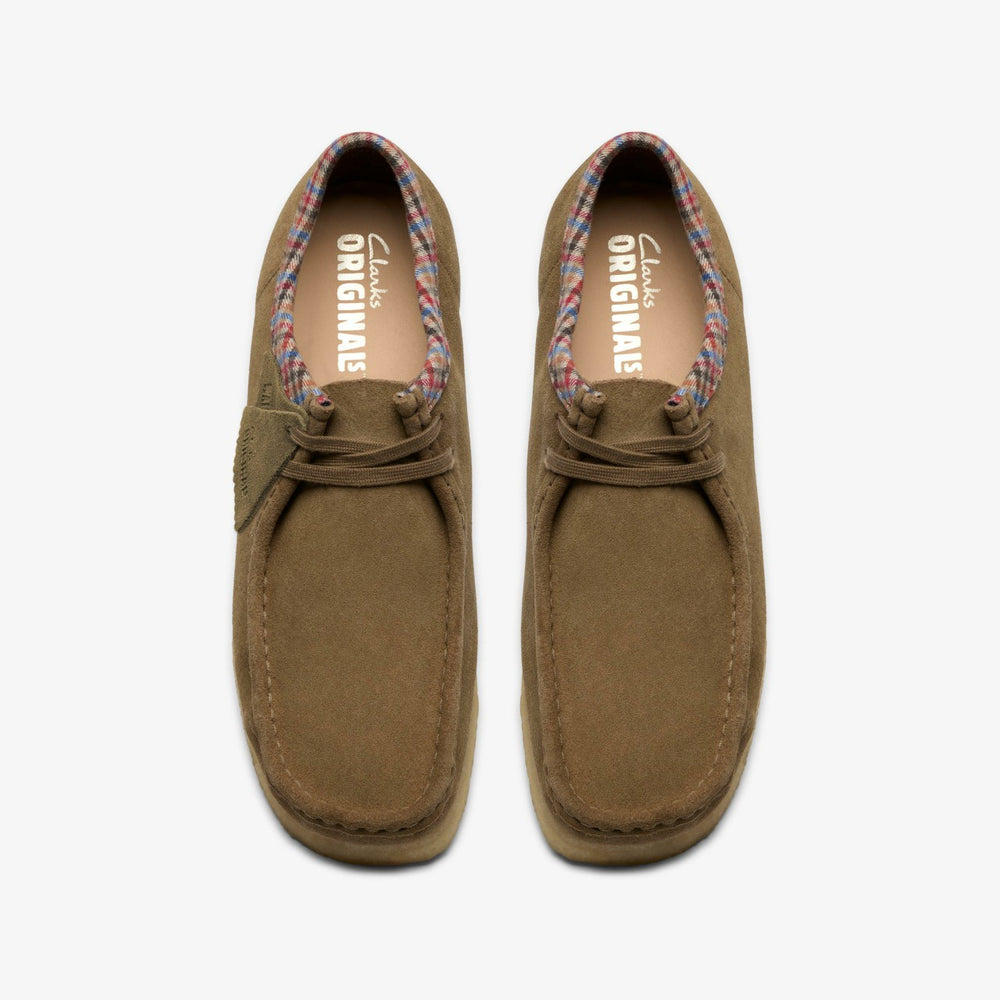 Wallabee Dark Taupe Combination | Clarks online - Men