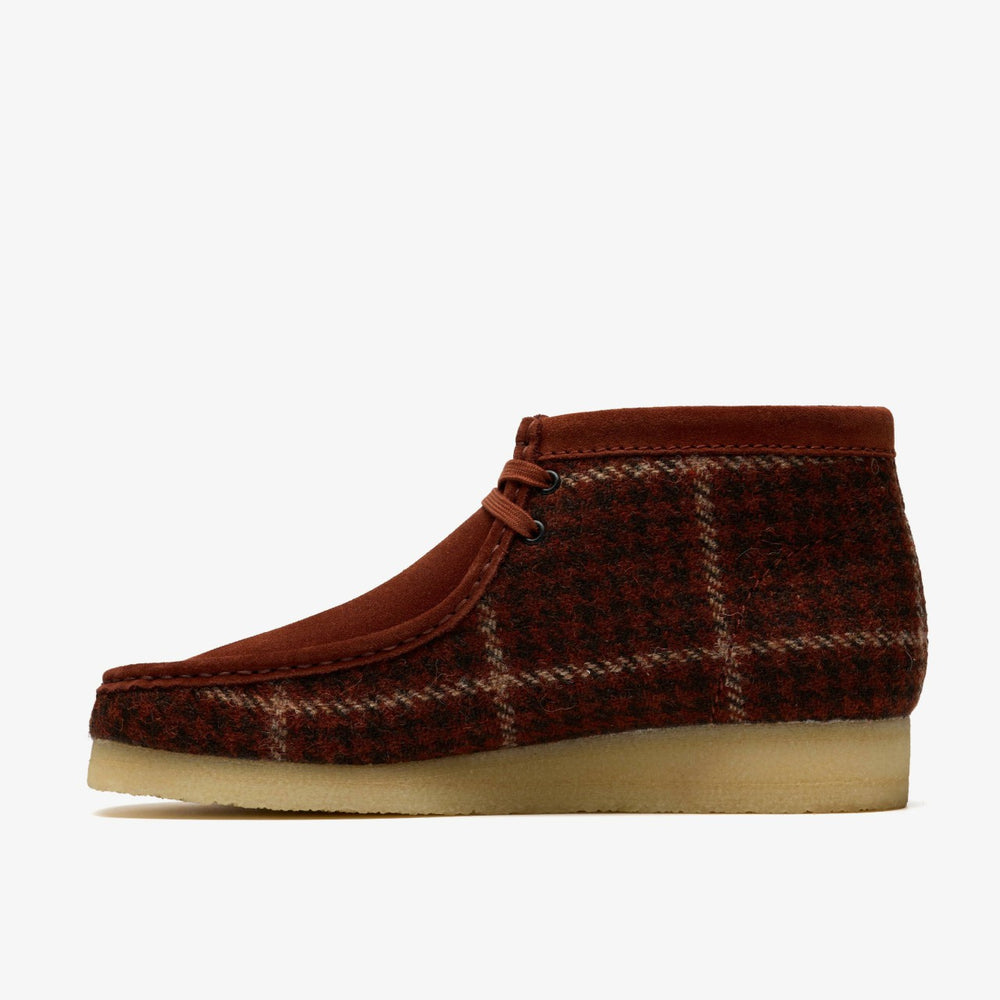 Wallabee Boot Rust Tweed Combination | Clarks online - Men