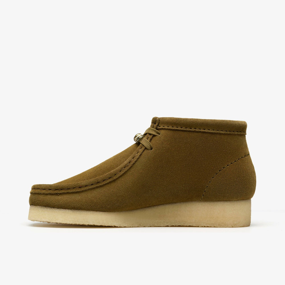 Wallabee Boot Green Suede | Clarks for sale - Women