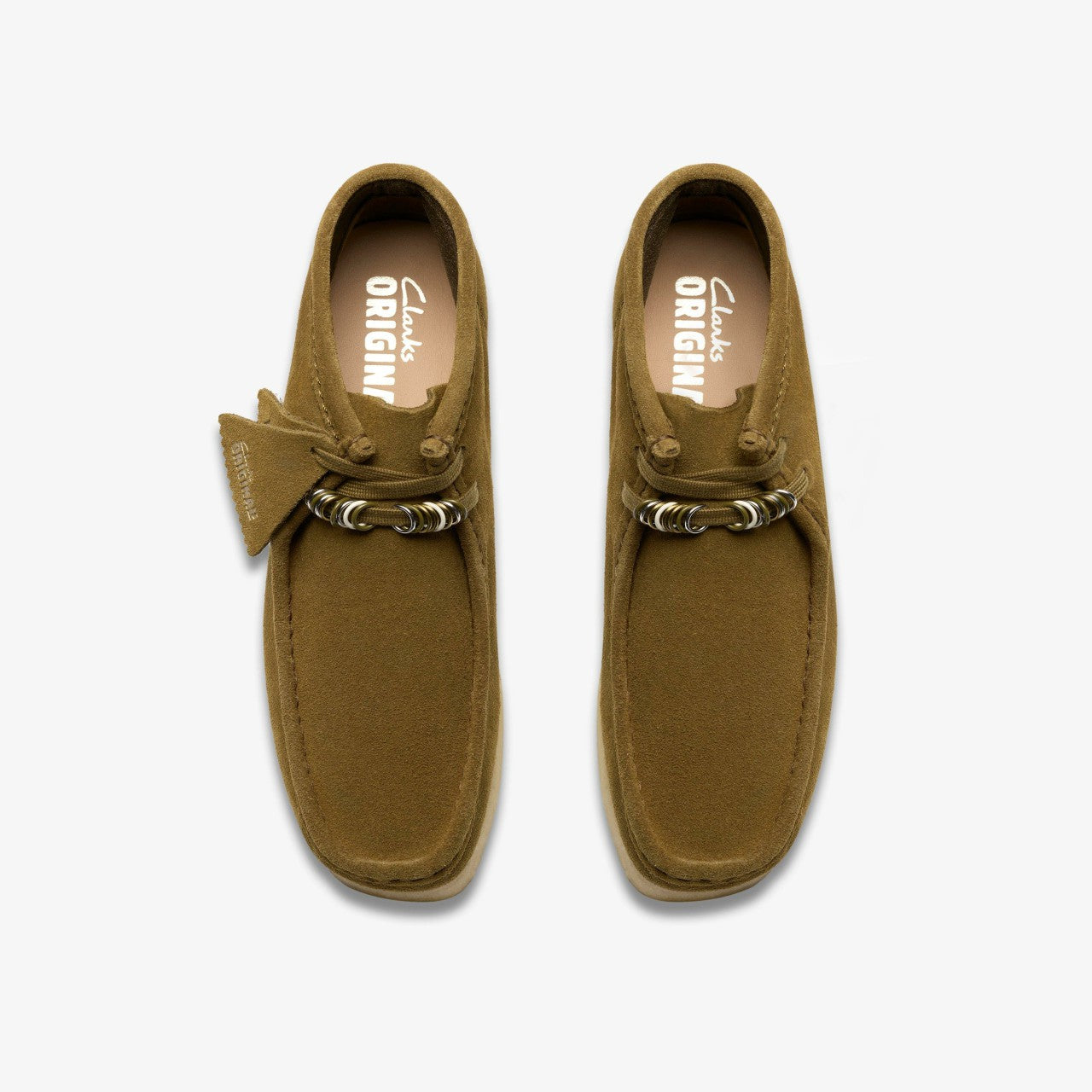 Wallabee Boot Green Suede | Clarks for sale - Women