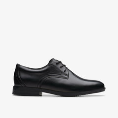 Jonwin Step Youth Black Leather | Clarks on Sale - Kids