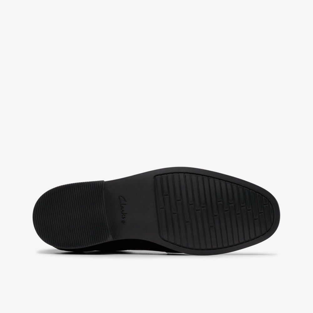 Jonwin Step Youth Black Leather | Clarks on Sale - Kids