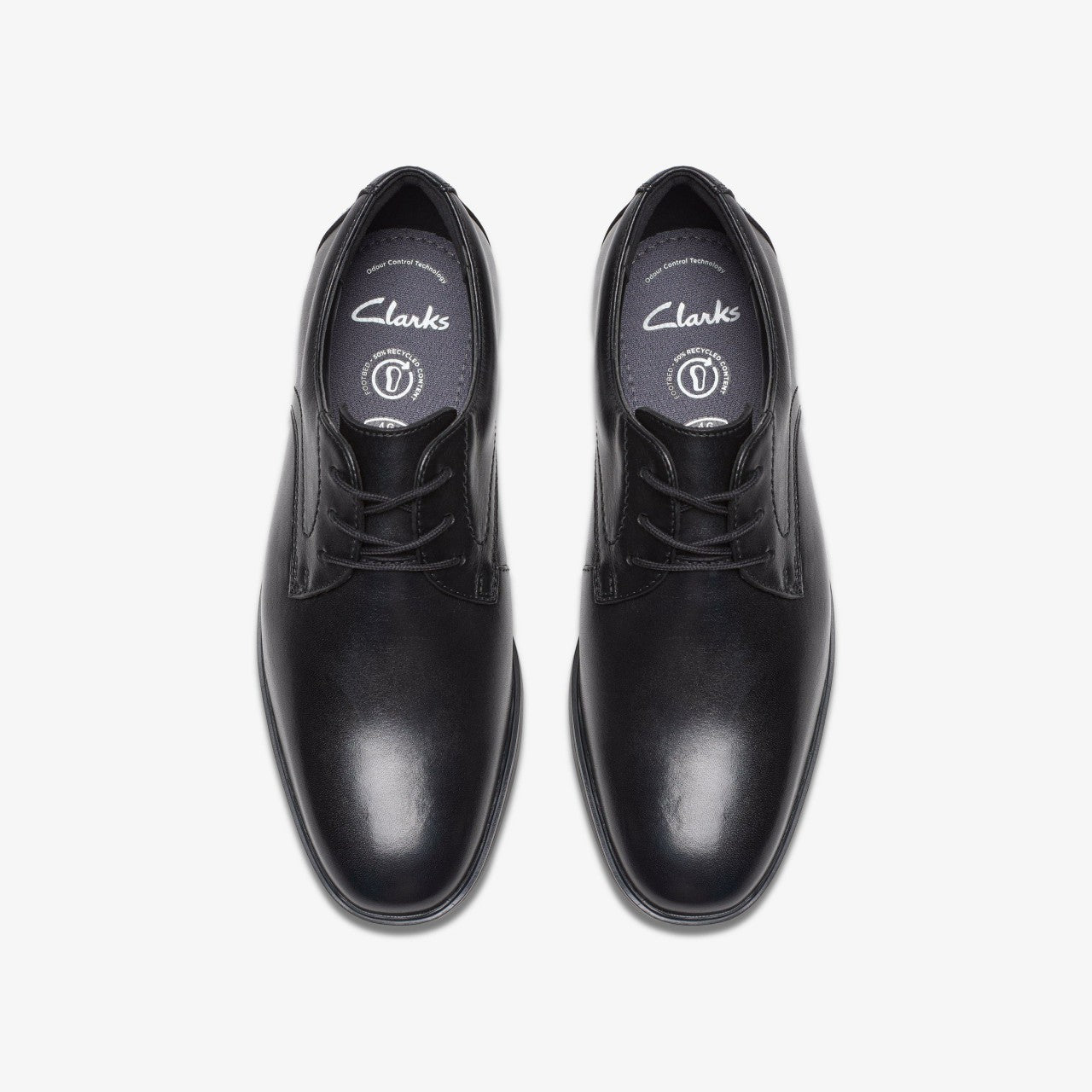 Jonwin Step Youth Black Leather | Clarks on Sale - Kids