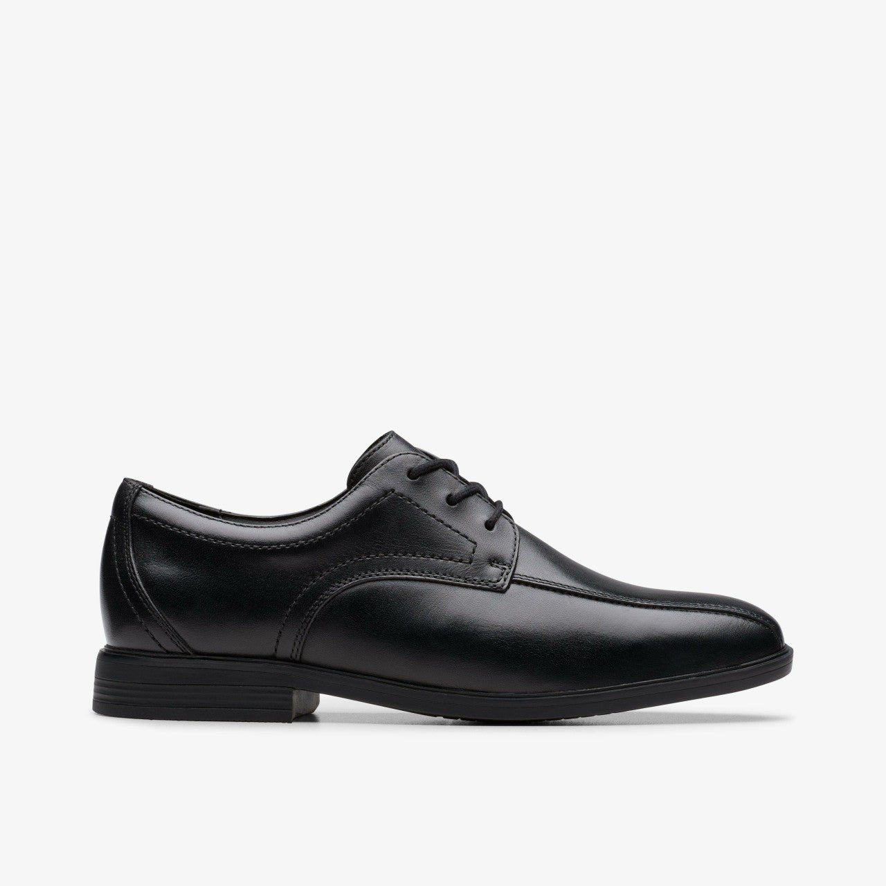 Jonwin Loop Youth Black Leather | Clarks for sale - Kids