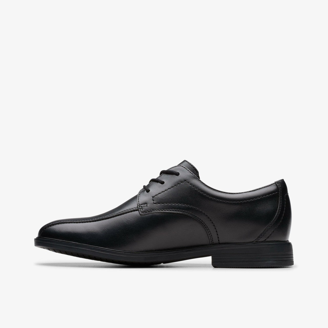 Jonwin Loop Youth Black Leather | Clarks for sale - Kids