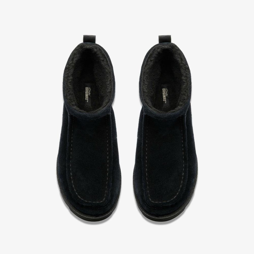 Meare Rooey Black Suede Warmlined | Clarks Sale - Women