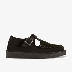 Nomad T Bar Black Suede | Clarks Sale - Men