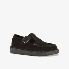Nomad T Bar Black Suede | Clarks Sale - Men