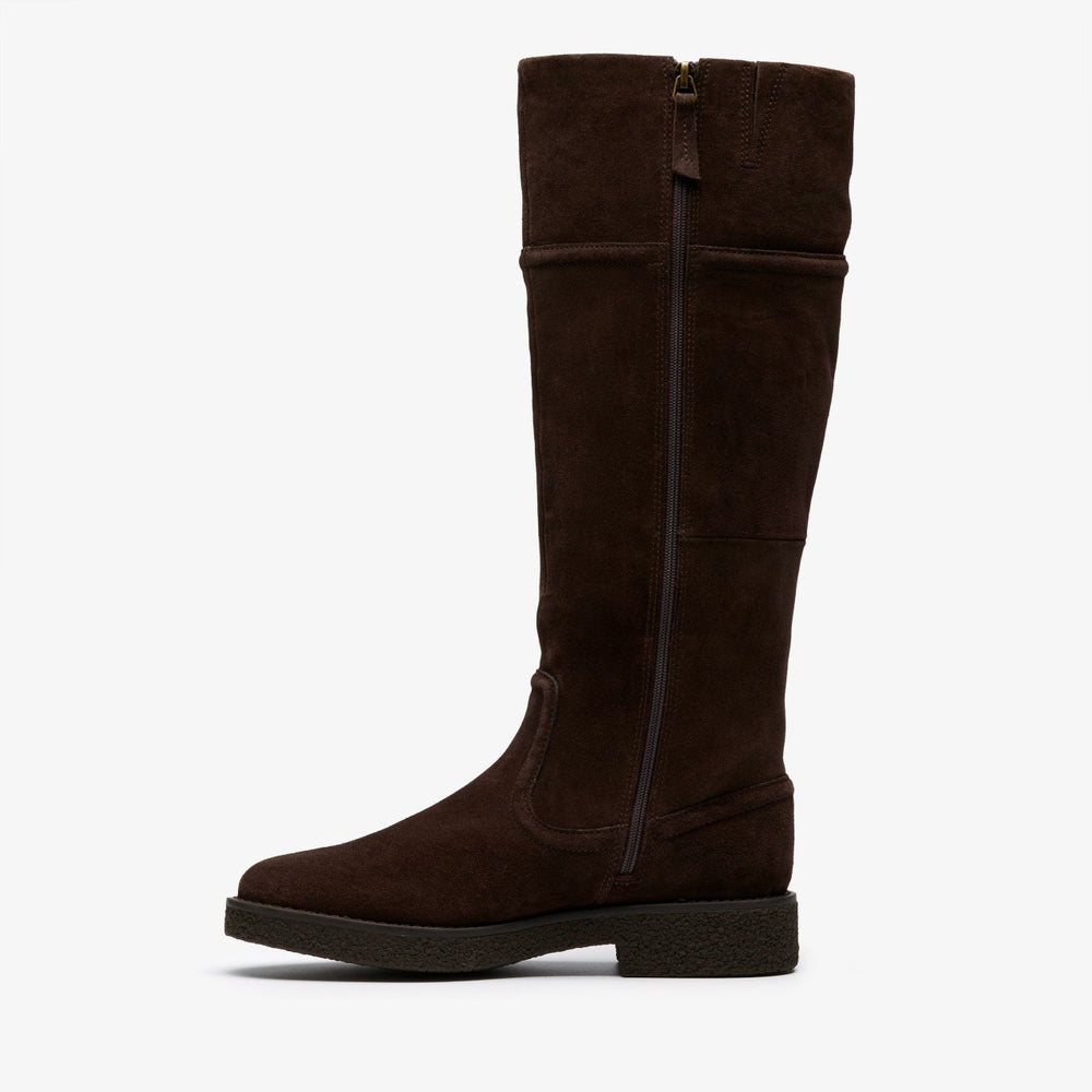 Nella Hi Dark Brown Suede | Clarks for sale - Women