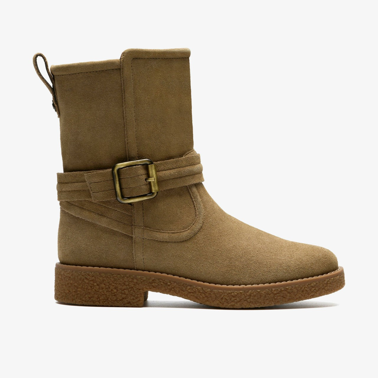 Nella Mid Dark Sand Suede | Clarks discount - Women