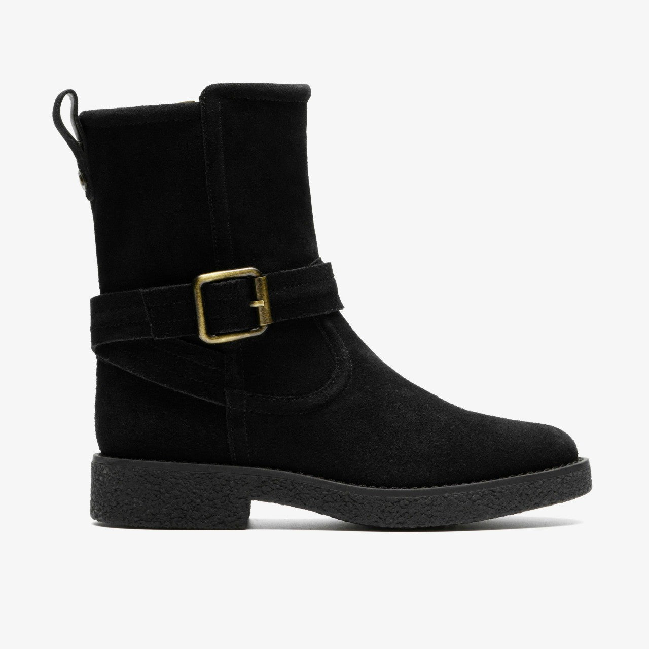 Nella Mid Black Suede | Clarks online - Women