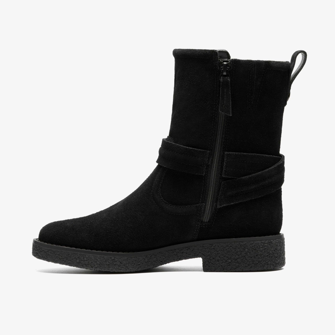 Nella Mid Black Suede | Clarks online - Women