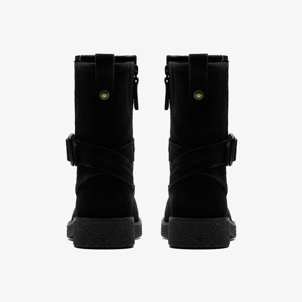 Nella Mid Black Suede | Clarks online - Women